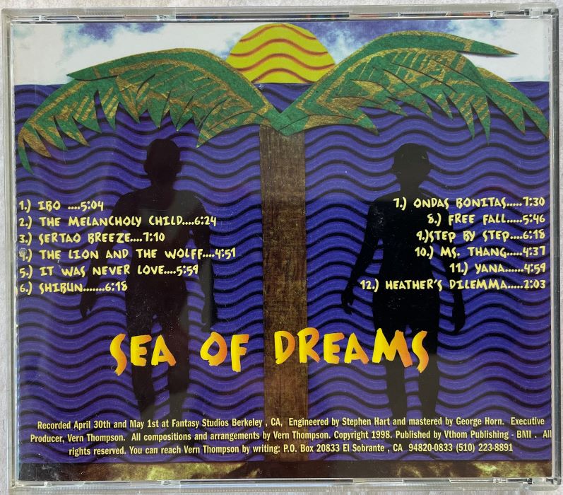Sea of Dreams CD Back Cover